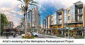 Artist's rendering of the Marketplace Redevelopment Project