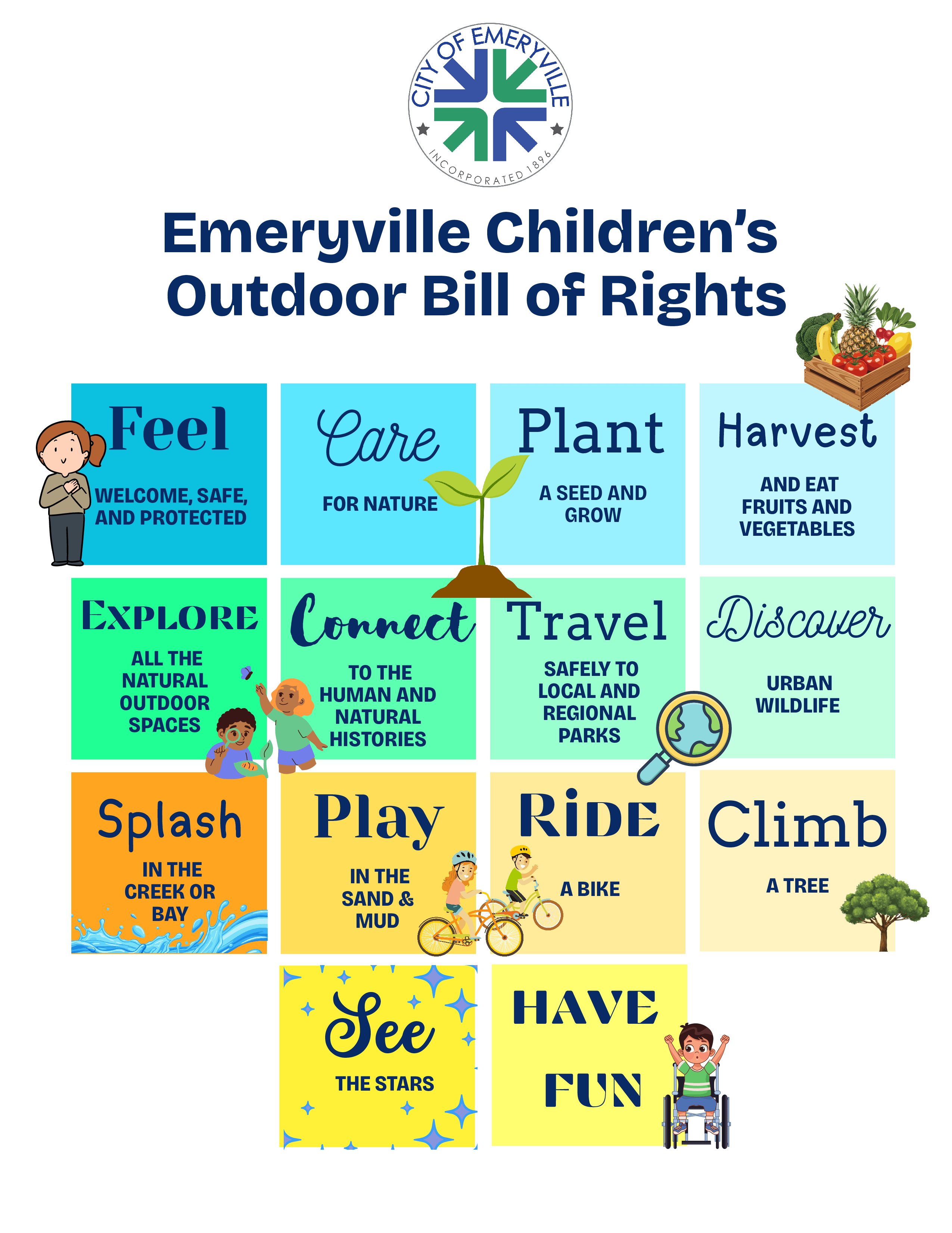 Emeryville Children's Bill of Rights Design