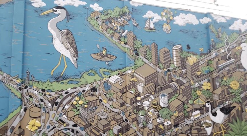 Mural on Sherwin at Horton