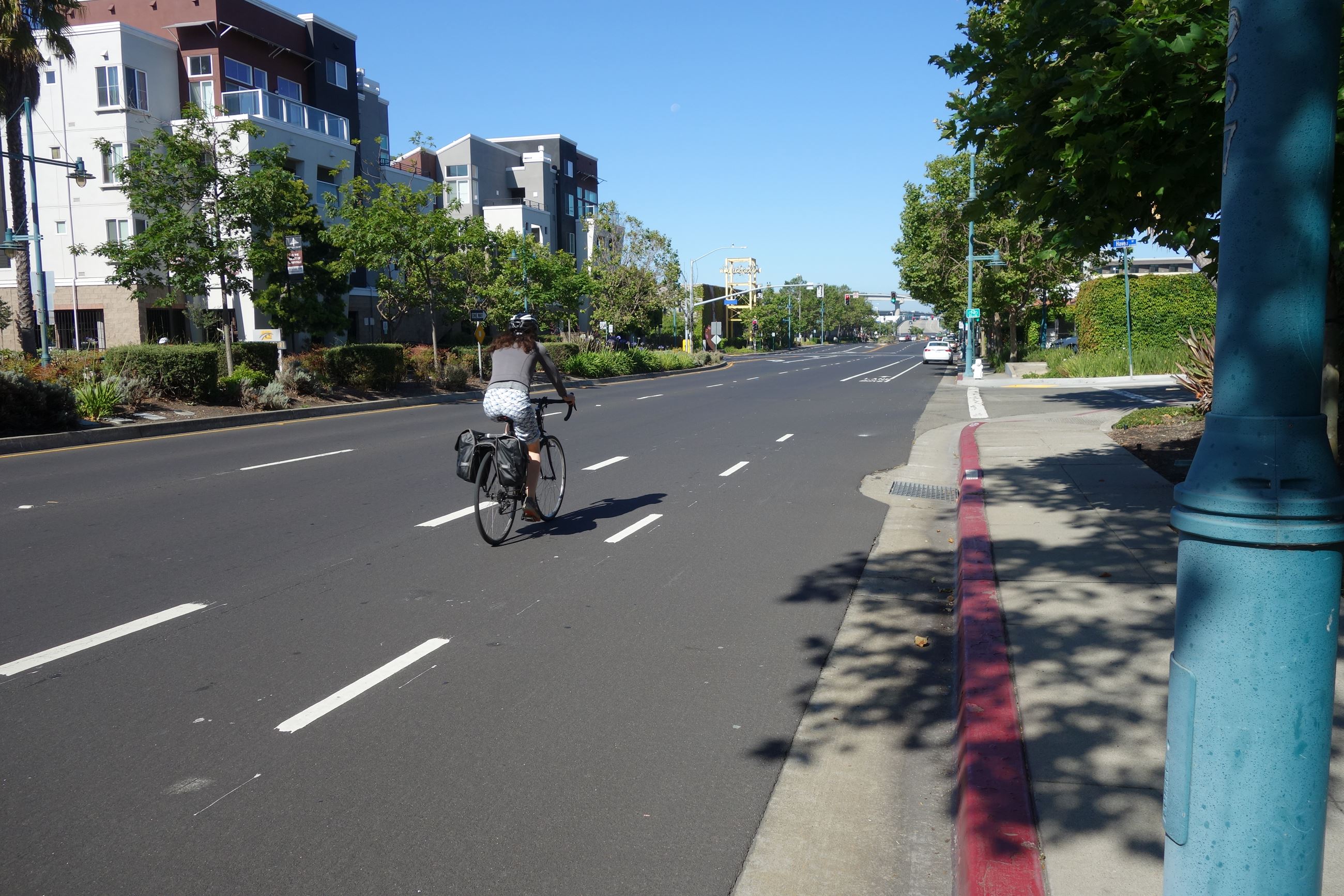 Shared bicycle lane
