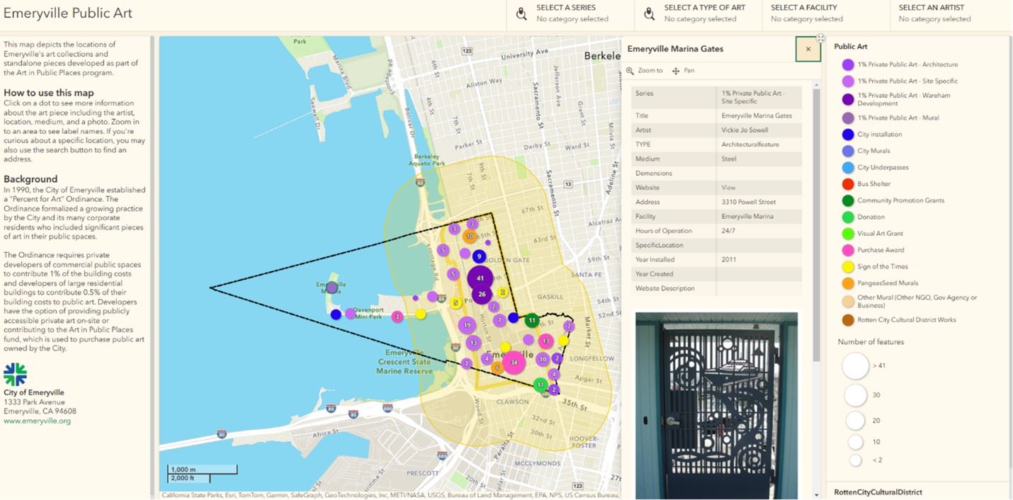 Screenshot of the dashboard portal.