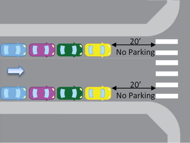 Daylighting on one-way street
